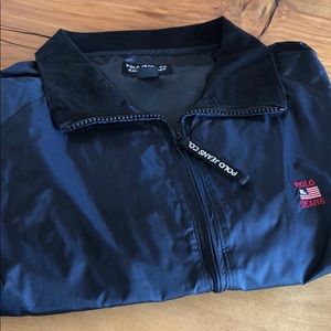 Black vintage oversized windbreaker